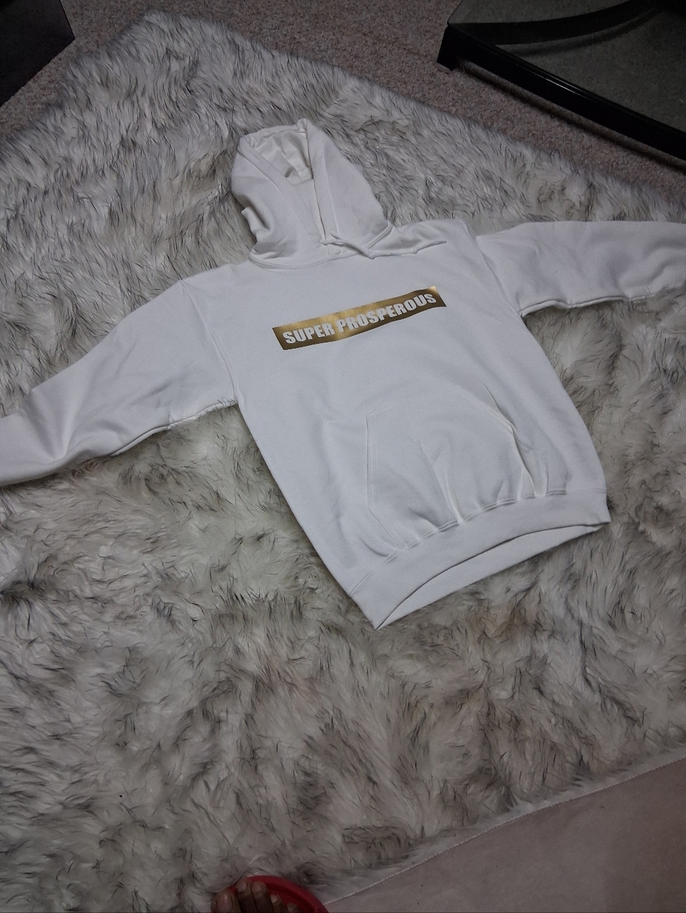 White Hoodie Sweatshirt for Men
